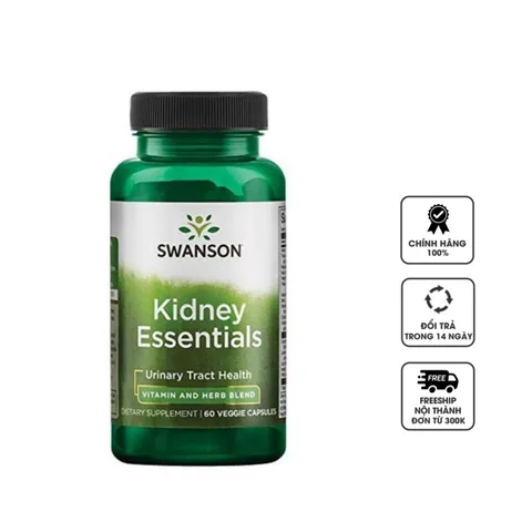 Viên uống Swanson Kidney Essential chính hãng của Mỹ