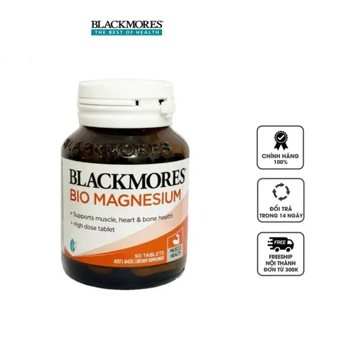 Blackmores Bio Magnesium - hỗ trợ bổ sung magie tự nhiên