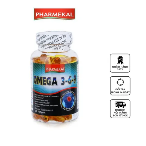 Viên uống dầu cá Pharmekal Omega 3-6-9