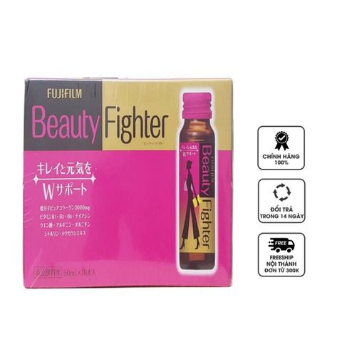 Beauty Fighter Collagen by Fujifilm Nhật Bản hộp 10 chai