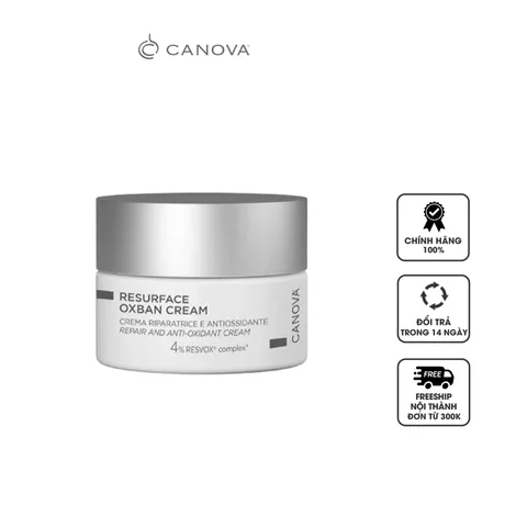 Kem hỗ trợ phục hồi, trẻ hóa da Canova Resurface Oxban Cream