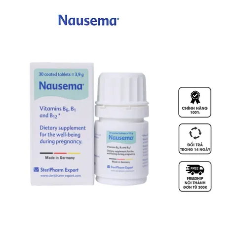 Viên uống hỗ trợ giảm ốm nghén Nausema