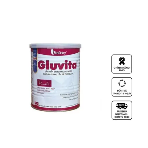 Sữa bột dinh dưỡng cho người tiểu đường Gluvita Vitadairy
