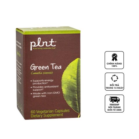 Viên uống đẹp da chiết xuất trà xanh PLNT Green Tea