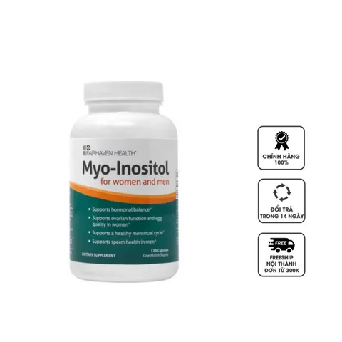 Viên uống Myo-Inositol cho cả nam và nữ chính hãng Mỹ