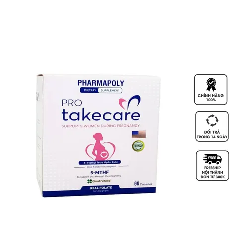 Pro Takecare - Viên uống hỗ trợ tăng khả năng thụ thai cho nữ