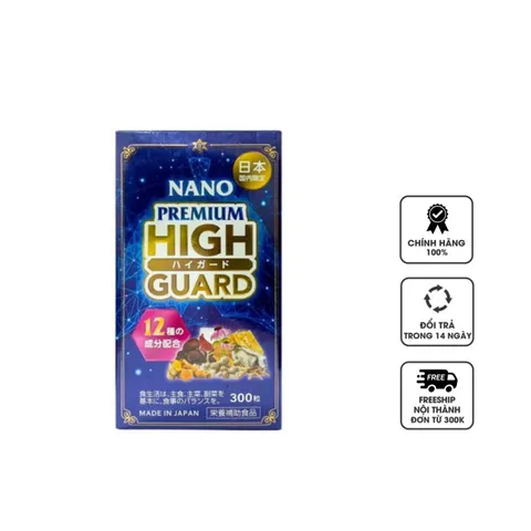 [Tặng Voucher 200K] Viên uống hỗ trợ bổ phổi Nichiei Bussan Nano Premium High Guard