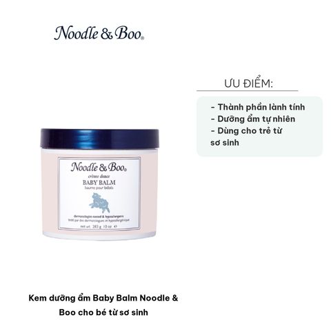 Kem Dưỡng Ẩm Baby Balm Noodle & Boo Cho Bé Từ Sơ Sinh - An Toàn, Lành Tính, Dưỡng Ẩm Hiệu Quả Dành Cho Da Nhạy Cảm 283g