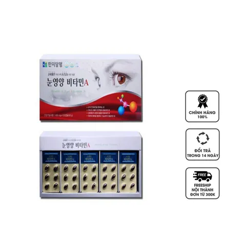 Viên uống hỗ trợ bổ mắt Hanmi Health Of Eye Vitamin A