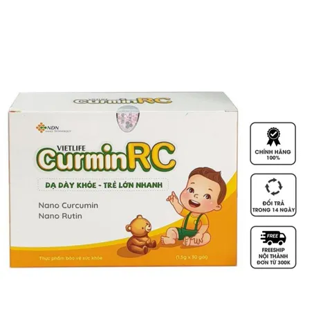 Vietlife Curmin RC hỗ trợ hệ tiêu hóa cho trẻ