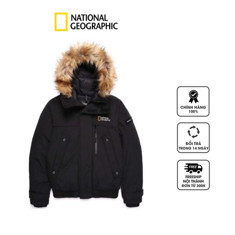 Áo khoác National Geographic Float Hooded Puffer Jacket Black B204UDW14400995