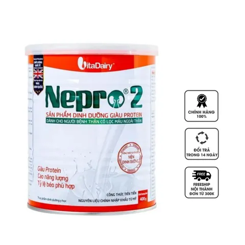 Sữa Bột Nepro 2 Vitadairy Cung Cấp Protein Cho Người Bị Thận