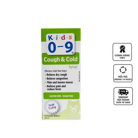 Siro Cough & Cold Syrup for Kids cho bé 0-9 tuổi