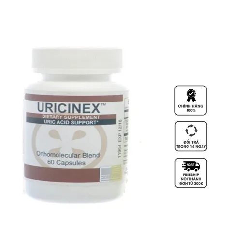 Viên uống hỗ trợ trị gout Uricinex Normal Uric Acid