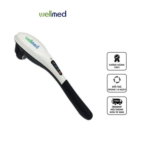 Máy Massage Cầm Tay Wellmed HY-5612 - Thiết Bị Massage 5 Chế Độ Với 4 Đầu Massage Chuyên Dụng, Giải Tỏa Căng Thẳng Từ Đầu Đến Chân