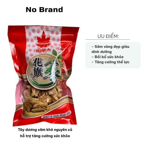 Tây Dương Sâm Khô Nguyên Củ Cao Cấp 200g - Hỗ Trợ Tăng Cường Sức Khỏe, Bồi Bổ Thể Lực, Quà Tặng Sang Trọng