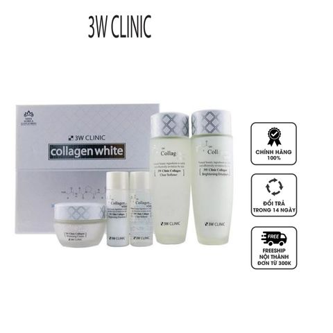 Bộ dưỡng trắng da 3W Clinic Collagen White Hàn Quốc