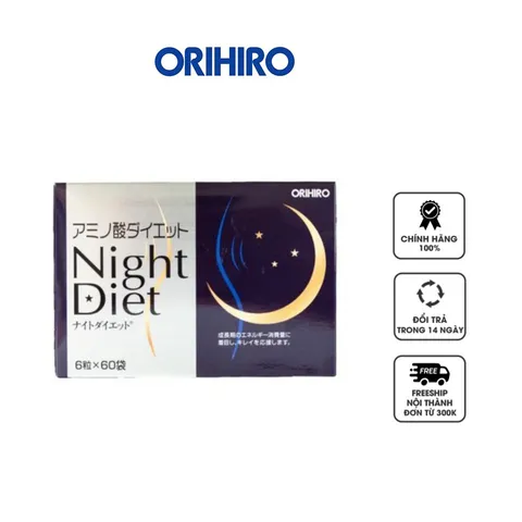 Viên uống ban đêm Night Diet Orihiro hỗ trợ cải thiện cân nặng