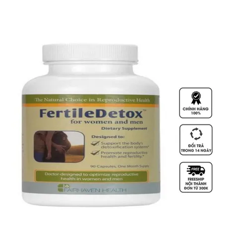 FertileDetox Fairhaven Health hỗ trợ thải độc trước khi mang thai