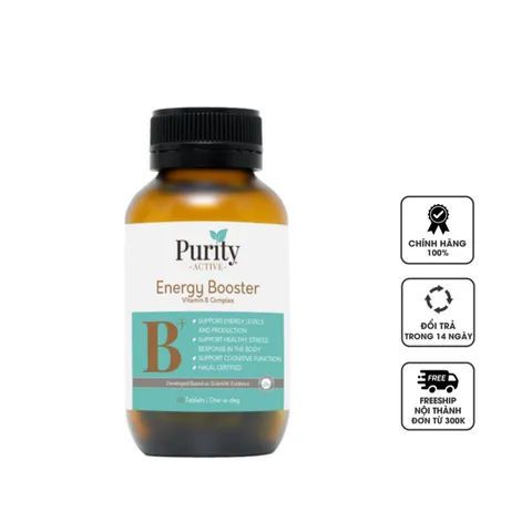 Viên uống bổ sung vitamin B Purity Active Energy Booster