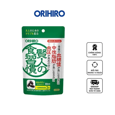 Viên uống Orihiro Sage hỗ trợ giảm mỡ máu