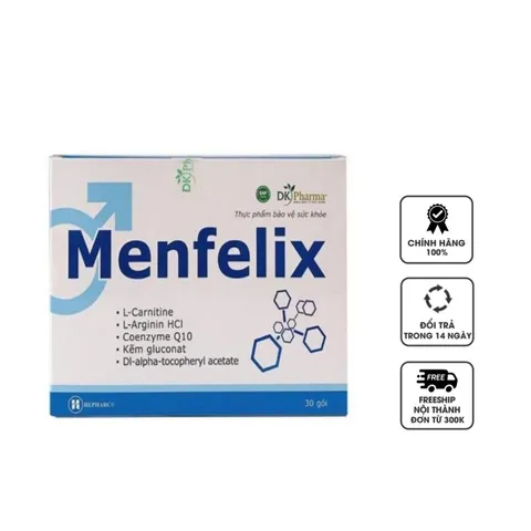 Bột uống Menfelix hỗ trợ tăng cường sinh lý nam