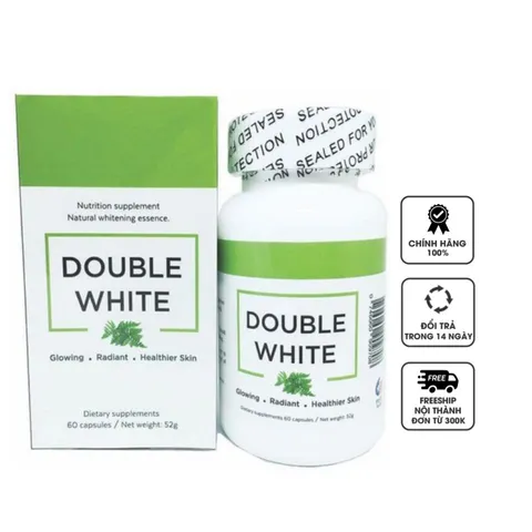 Double White - Viên uống trắng da, hỗ trợ giảm nám