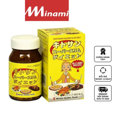 Viên uống hỗ trợ giảm cân Chitosan Super Slim Diet Minami