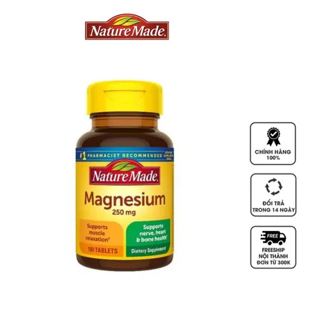 Viên uống Nature Made Magnesium 250mg