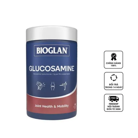 Viên hỗ trợ xương khớp Glucosamine 1500mg Bioglan Úc