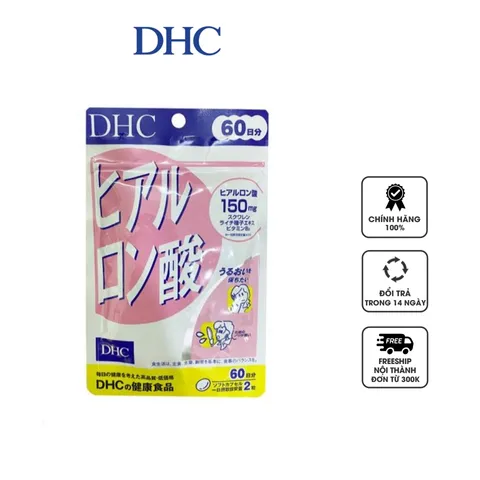 Viên uống hỗ trợ cấp nước DHC Hyaluronic Acid Nhật Bản, 20 ngày