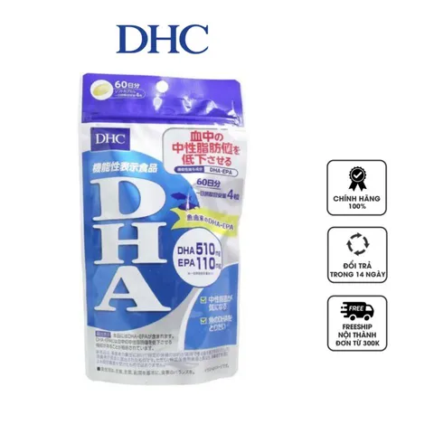Viên uống hỗ trợ bổ sung DHA của DHC Nhật Bản