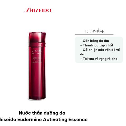 Nước Thần Dưỡng Da Shiseido Eudermine Activating Essence 250ml - Cân Bằng Độ Ẩm, Phục Hồi Làn Da Rạng Rỡ, Thích Hợp Mọi Loại Da