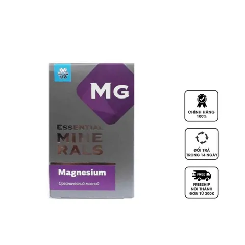 Viên uống bổ sung magie Essential Minerals Magnesium Siberian Health