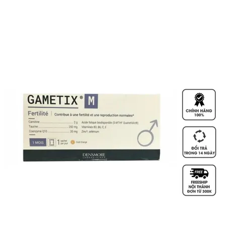 Gametix M - Hỗ trợ tăng cường sức khỏe sinh sản nam giới