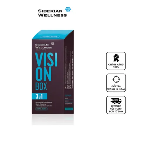 Viên uống hỗ trợ tăng cường thị lực Siberian Wellness Vision Box