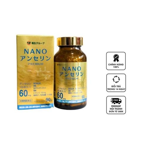 Viên uống Nano Anserin Premium của Nhật Bản