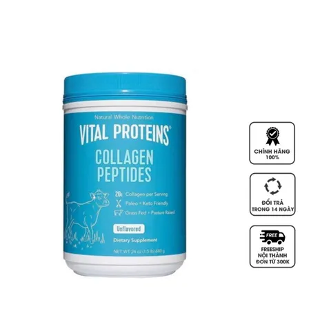 Bột collagen Vital Proteins Collagen Peptides Unflavored