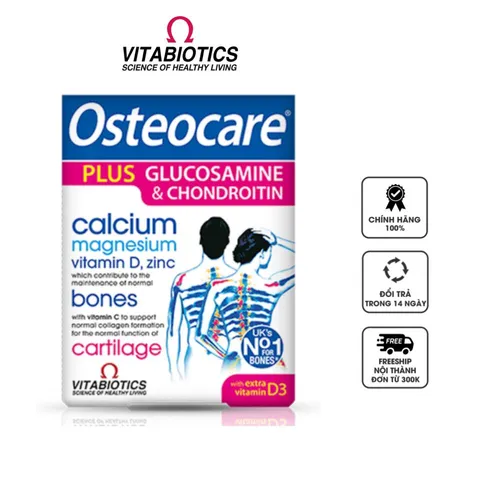Viên uống sụn khớp Osteocare Plus Glucosamine 60 viên