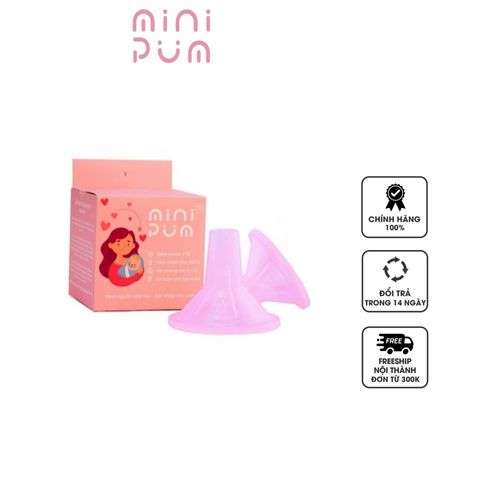 Phễu Kích Sữa Silicon Mini Pum - Tiệt Trùng Cao Cấp, Hỗ Trợ Kích Thích Sữa Tự Nhiên, Phù Hợp Với Mọi Kích Thước Ngực