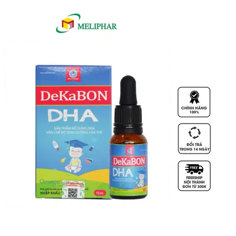 DeKaBON DHA hỗ trợ phát não bộ và thị lực cho trẻ em
