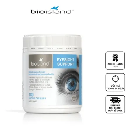 Bio Island Eyesight Support - Viên uống hỗ trợ cải thiện thị lực