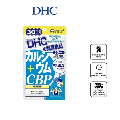Viên Uống DHC Bổ Sung Calcium + CBP Gói 120 Viên 30 Ngày