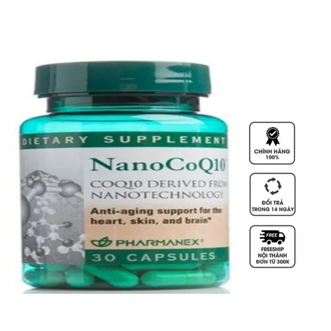 Viên uống hỗ trợ tim mạch, não, da, tóc Nano CoQ10 Nuskin