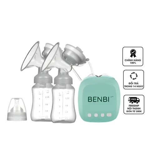 Máy hút sữa đôi Benbi Basic 2 chế độ và 9 cấp độ