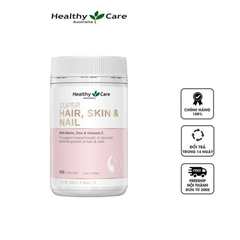 Healthy Care Super Hair Skin Nail hỗ trợ làm đẹp da tóc móng