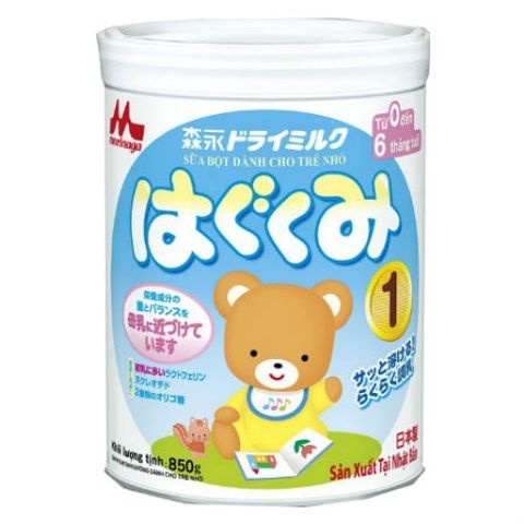 Sữa Morinaga số 1 850g (dành cho trẻ 0 - 6 tháng tuổi)