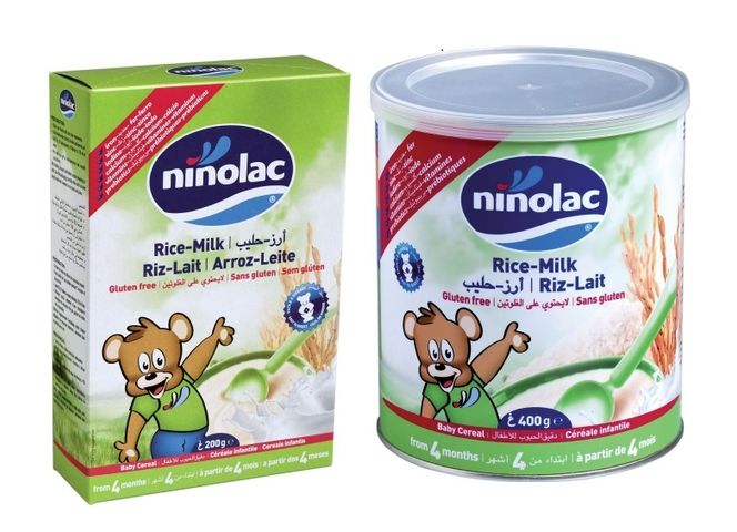 Bột ăn dặm Ninolac cho trẻ trên 4 tháng tuổi