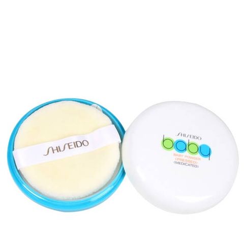 Phấn Phủ Shiseido Baby Powder 50g - Phấn Nén Dưỡng Da Lành Tính Cho Mẹ Và Bé, Không Chì, Không Mùi, Đặc Biệt Dành Cho Da Nhạy Cảm