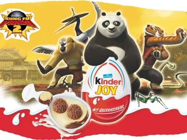 Quả trứng đồ chơi socola Kinder Kungfu Panda